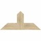 Ekena Millwork Portland Rough Sawn Timber Gable Bracket, Douglas Fir, 36"W x 16"H x 4"D x 6"F, 11/12 Pitch GBW036X16X0406POR00RDF - alternate 1